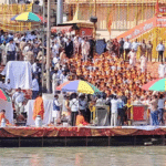 हरिद्वार में कैबिनेट बैठक से पहले सीएम धामी और मंत्रियों ने की गंगा पूजा, प्रदेश की सुख समृद्धि की कामना की