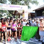 मुख्यमंत्री श्री पुष्कर सिंह धामी ने,5 किलोमीटर दौड़ का फ्लैग ऑफ किया।