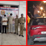 मसूरी में कार की सनरूफ से शराब की बोतल लहराने वाले युवक का चालान, गाड़ी भी हुई सीज